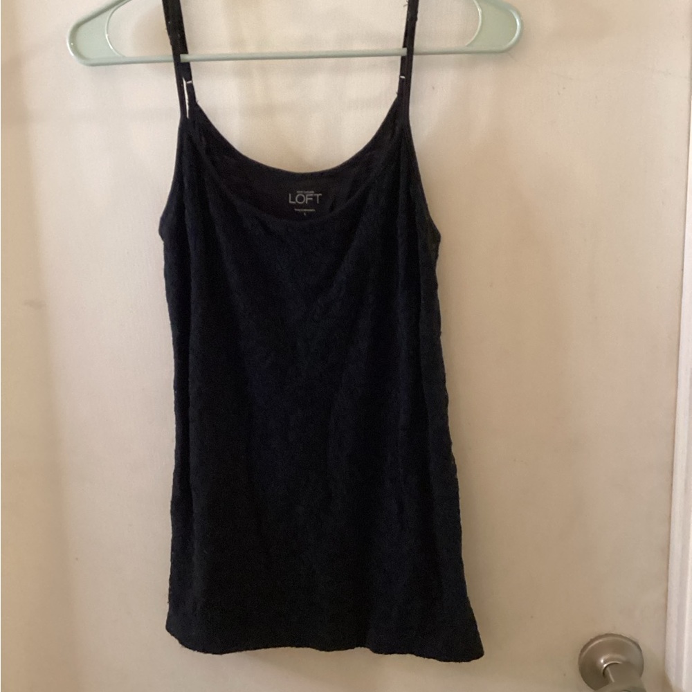 Loft Half Lace Top Size Small. Adjustable Straps
